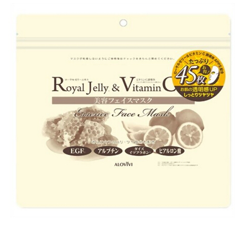 alovivi蜂王浆vc精华面膜45片装,活肤滋润,提亮肤色.jpg